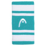 Head Striped Wristband 5'' Turquoise / White - 2 szt.